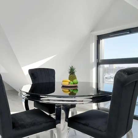 Apartman Large Air Conditioned By The River In With Parking And Desk By Renters Gdańsk