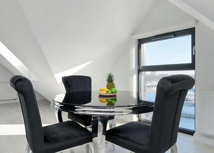 Apartman Large Air Conditioned By The River In With Parking And Desk By Renters Gdańsk